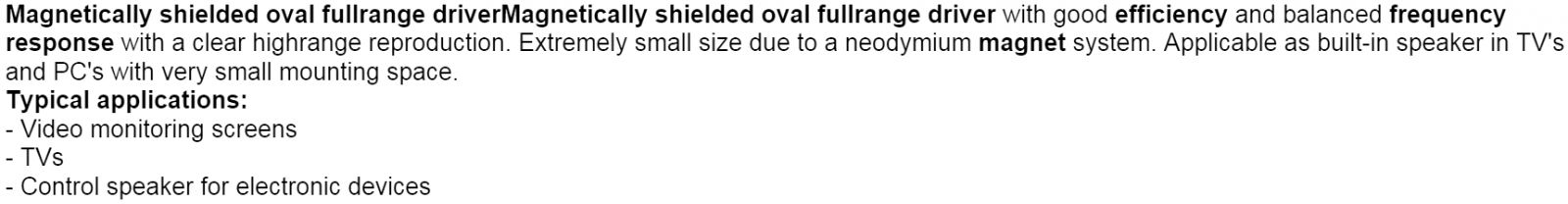 רמקול VISATON SC 4.7